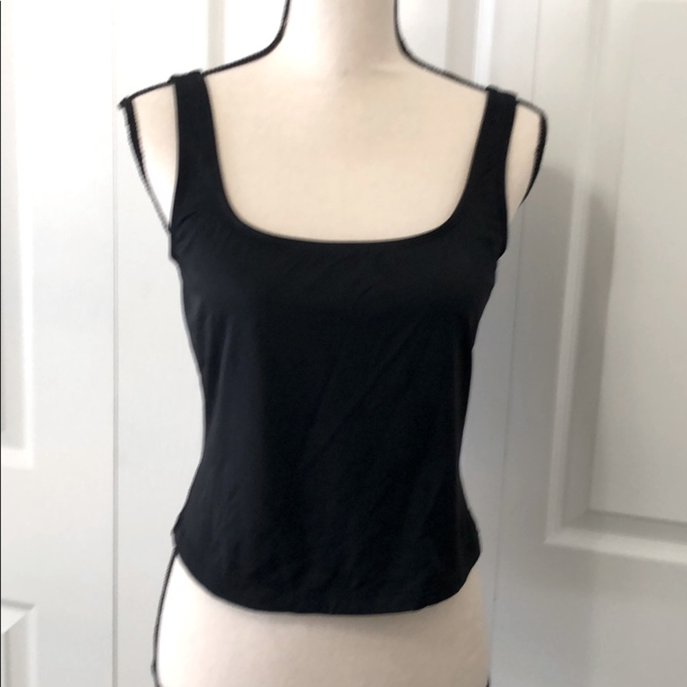 Sun Streak Women’s Swim Crop Tank Top Sz 14